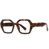 Jodie Retro Neon Polygon Glasses Frame Geometric Frames Southood